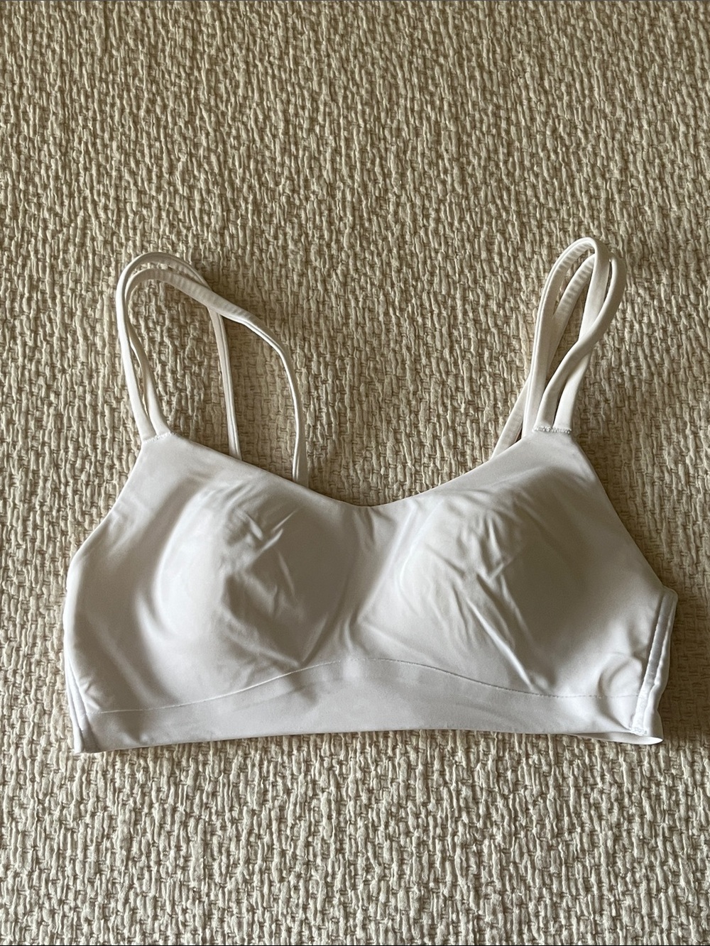 lululemon athletica White Double-Strap Light Support Bralette